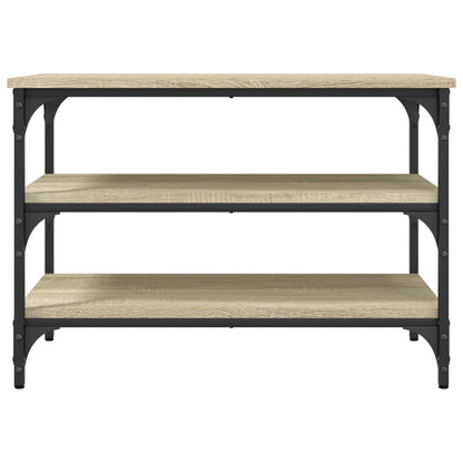 Sonoma Oak Shoe Bench 70x38.5x49 cm – Durable Engineered Wood