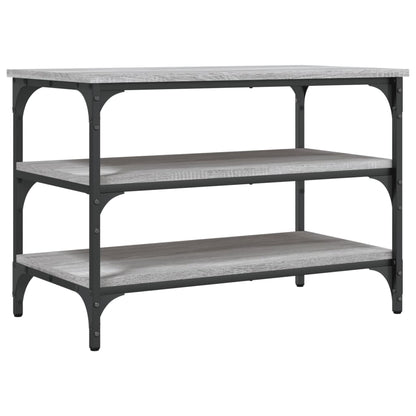 Grey Sonoma Shoe Bench, 70x38.5x49 cm, Engineered Wood