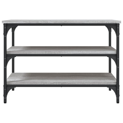 Grey Sonoma Shoe Bench, 70x38.5x49 cm, Engineered Wood