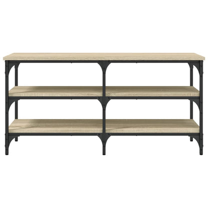 Sonoma Oak Shoe Bench, 100x38.5x49 cm, Engineered Wood