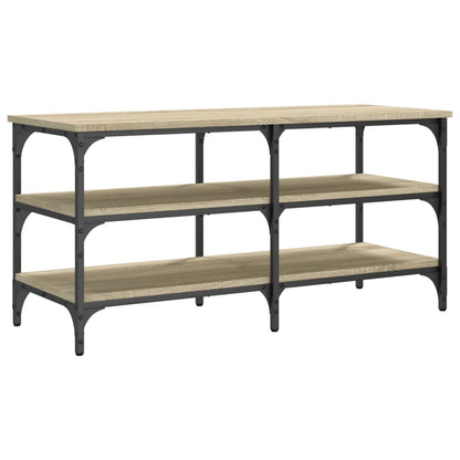 Sonoma Oak Shoe Bench, 100x38.5x49 cm, Engineered Wood