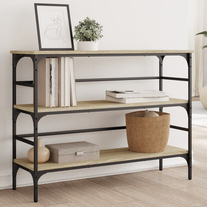 Sonoma Oak Console Table 100x32x75 cm - Engineered Wood Beauty