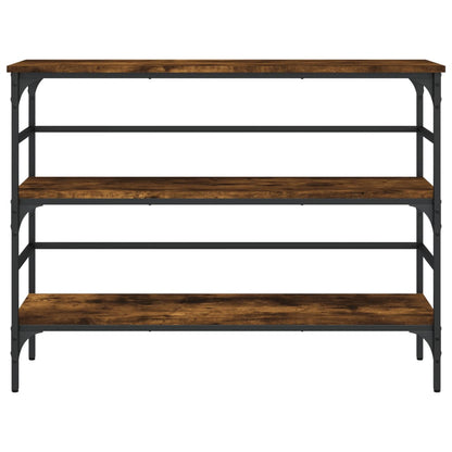 Smoked Oak Console Table, 100x32x75 cm, Engineered Wood