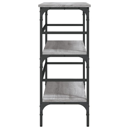 Grey Sonoma Console Table 100x32x75 cm - Engineered Wood Elegance