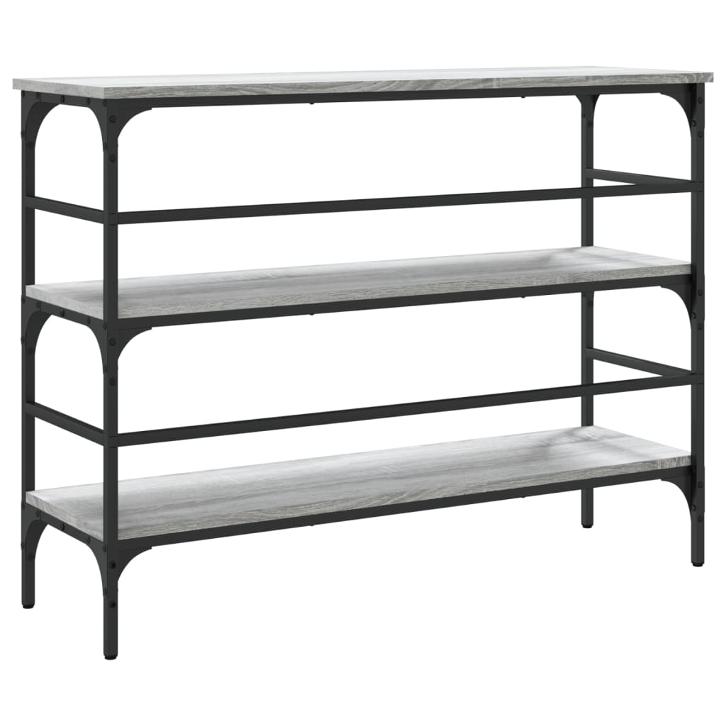 Grey Sonoma Console Table 100x32x75 cm - Engineered Wood Elegance