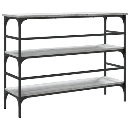 Grey Sonoma Console Table 100x32x75 cm - Engineered Wood Elegance