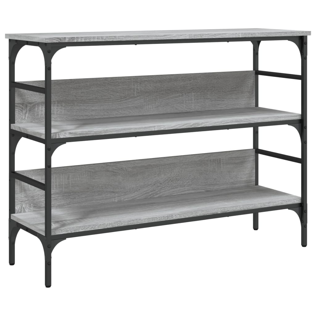 Grey Sonoma Console Table 100x32x75 cm - Engineered Wood