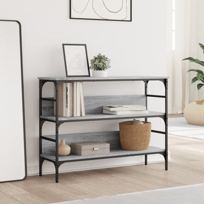 Grey Sonoma Console Table 100x32x75 cm - Engineered Wood