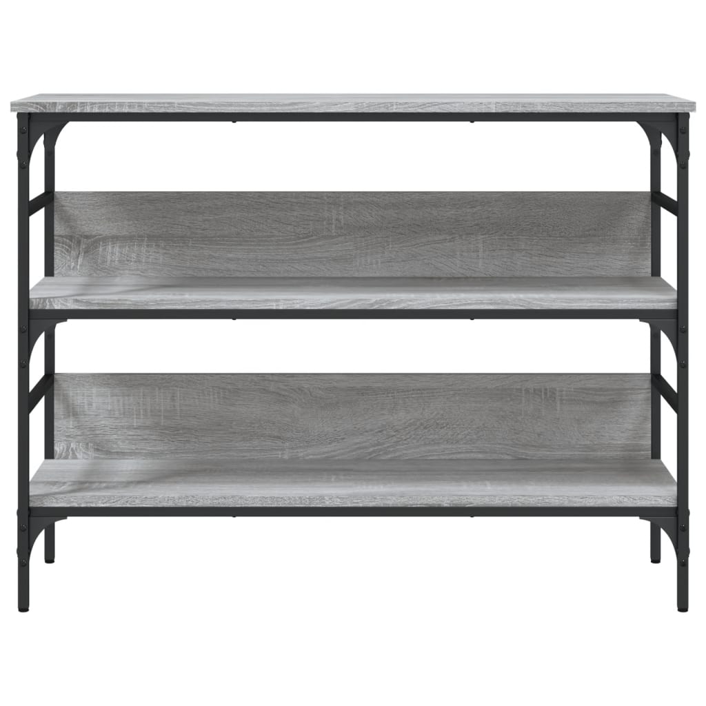 Grey Sonoma Console Table 100x32x75 cm - Engineered Wood