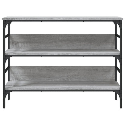 Grey Sonoma Console Table 100x32x75 cm - Engineered Wood