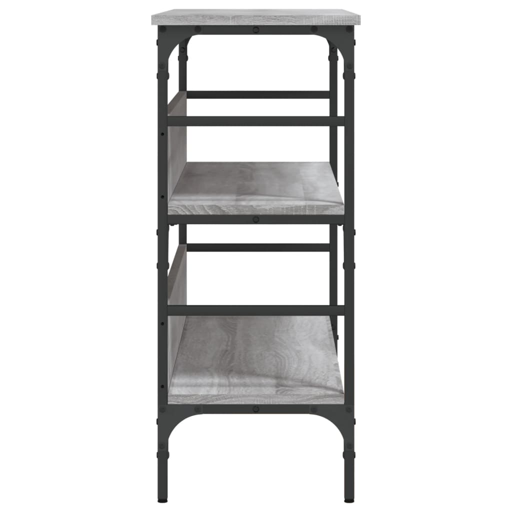 Grey Sonoma Console Table 100x32x75 cm - Engineered Wood