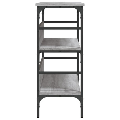 Grey Sonoma Console Table 100x32x75 cm - Engineered Wood