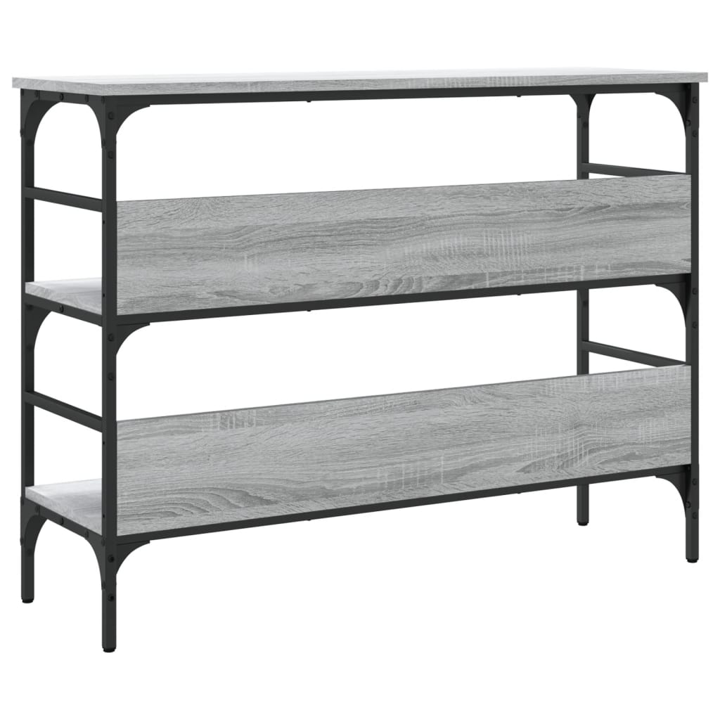 Grey Sonoma Console Table 100x32x75 cm - Engineered Wood