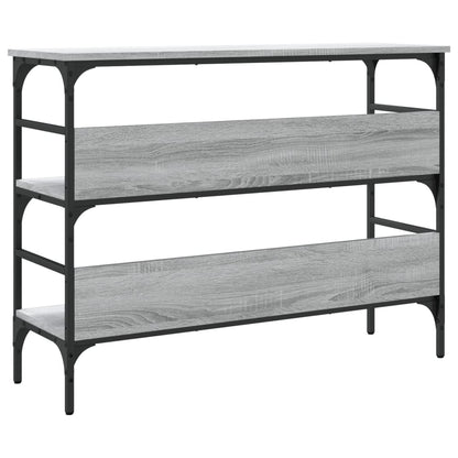 Grey Sonoma Console Table 100x32x75 cm - Engineered Wood