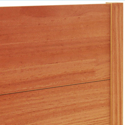 Solid Wood Pine Headboard, Wax Brown, 160 cm - Elegant Bedroom Décor