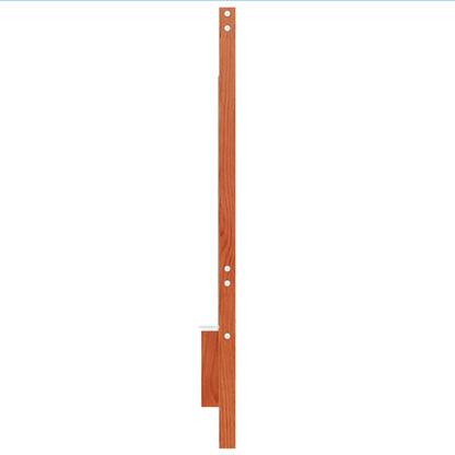 Solid Pine Headboard 135 cm - Wax Brown Finish