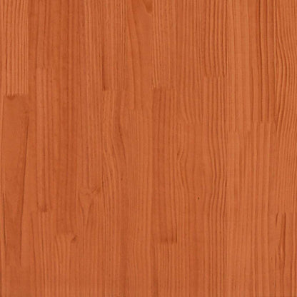 Solid Pine Day Bed Wax Brown 80x200cm - No Mattress Included