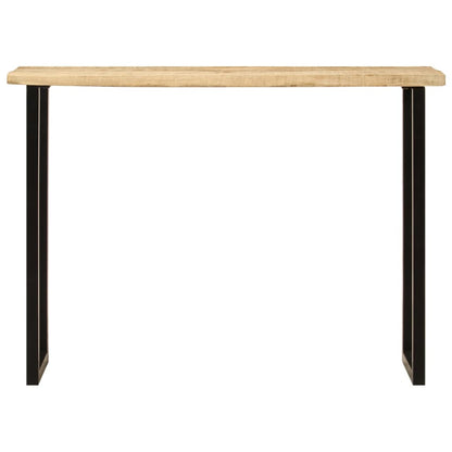 Live Edge Mango Wood Console Table 105x33x76 cm Solid Wood