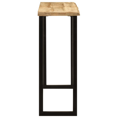 Live Edge Mango Wood Console Table 105x33x76 cm Solid Wood