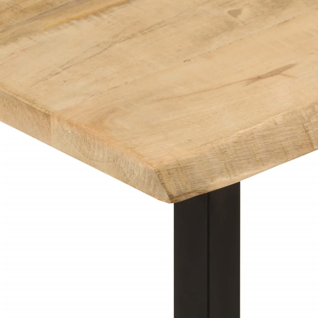 Live Edge Mango Wood Console Table 105x33x76 cm Solid Wood