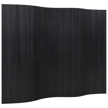 Stylish Black Bamboo Room Divider 165x250 cm | Elegant Privacy Screen