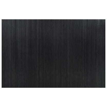 Stylish Black Bamboo Room Divider 165x250 cm | Elegant Privacy Screen