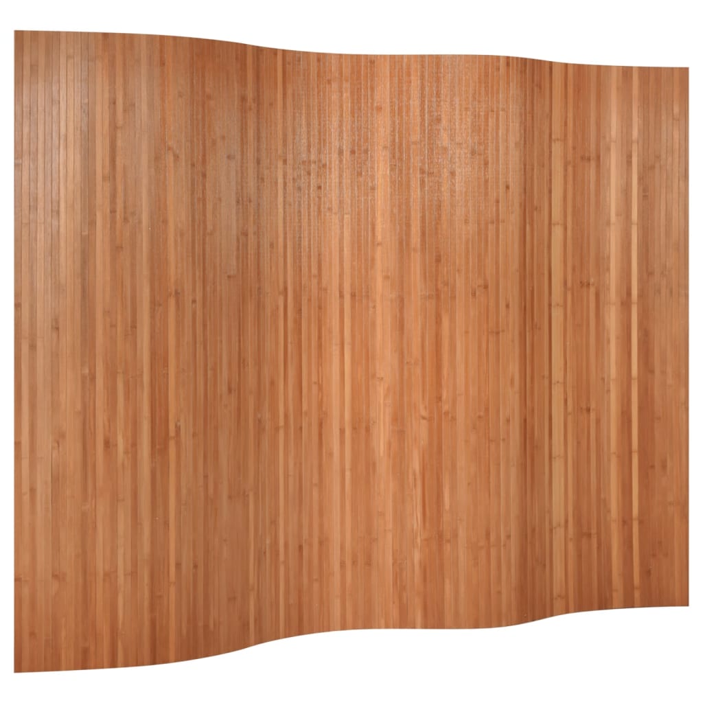 Bamboo Room Divider in Brown - 165x250 cm Stylish Partition Screen
