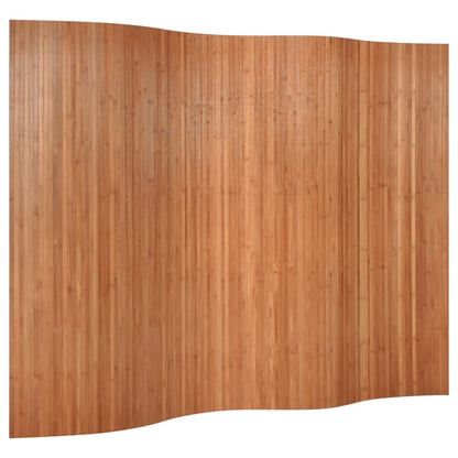 Bamboo Room Divider in Brown - 165x250 cm Stylish Partition Screen