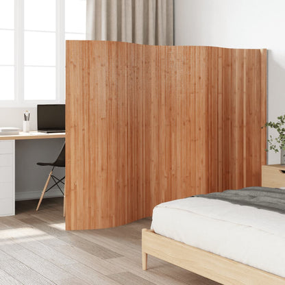 Natural Bamboo Room Divider 165x400 cm - Elegant & Eco-Friendly
