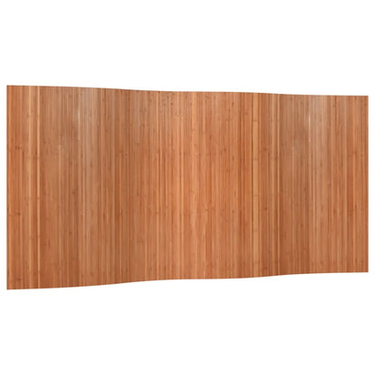 Bamboo Room Divider - Brown, 165x400 cm, Stylish Home Decor