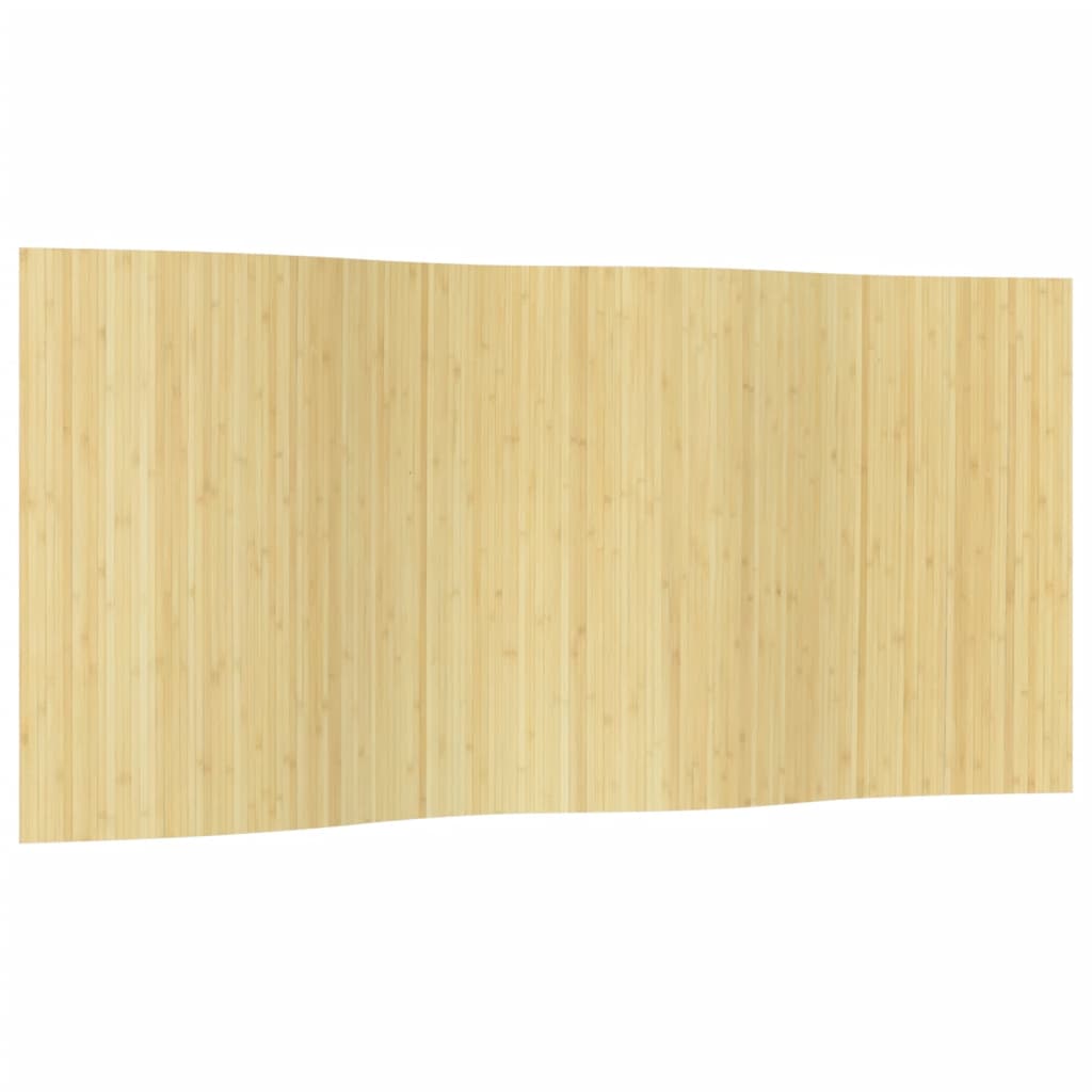 Bamboo Room Divider, Light Natural, 165x400 cm - Stylish Privacy Screen