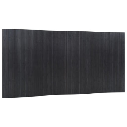 Stylish Bamboo Room Divider, Grey, 165x400 cm – Elegant Privacy Solution