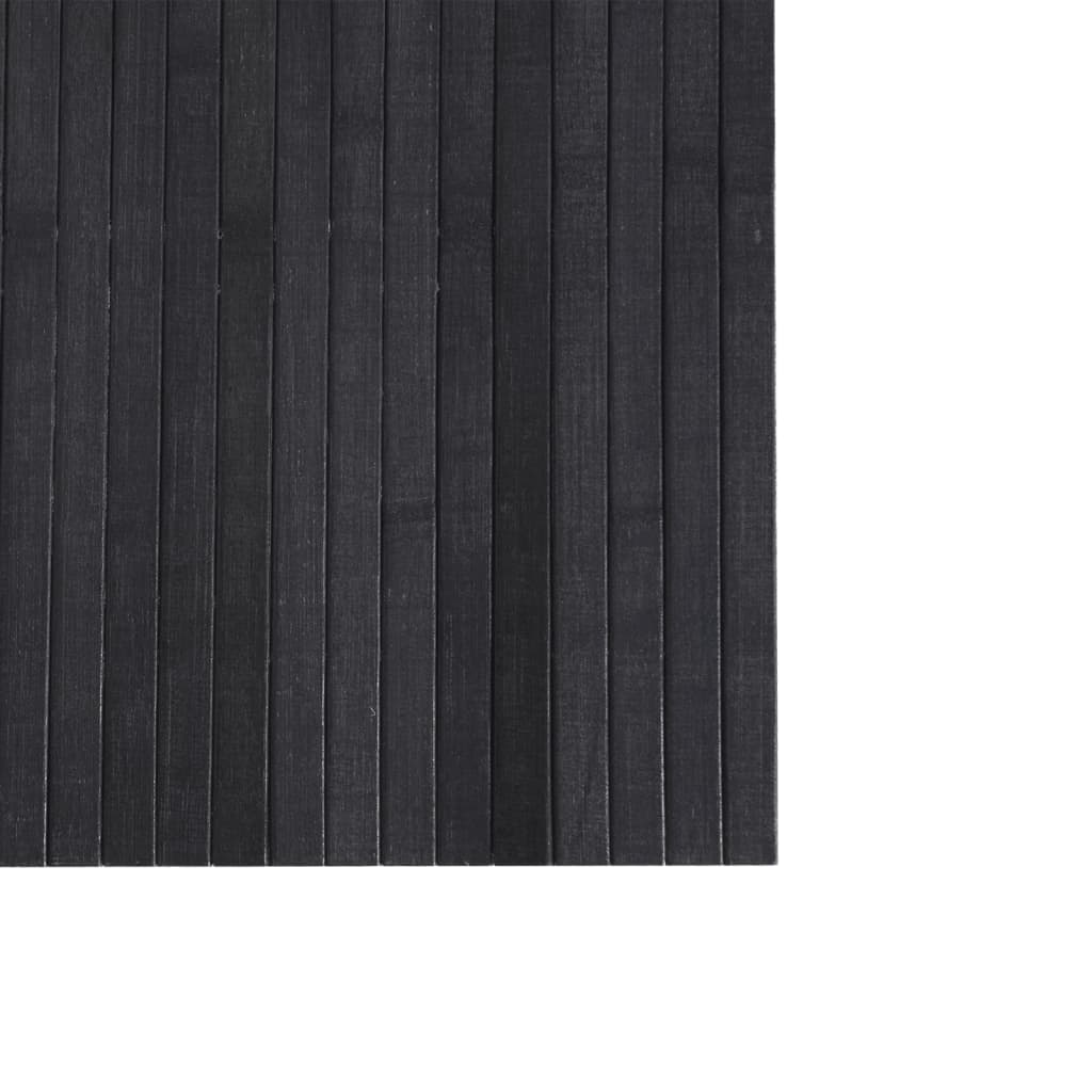 Stylish Bamboo Room Divider, Grey, 165x400 cm – Elegant Privacy Solution