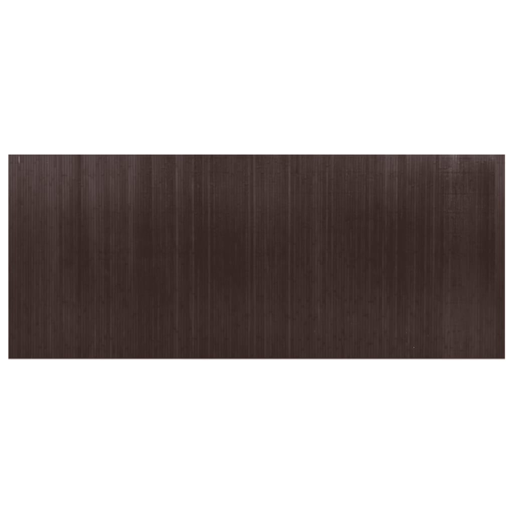 Room Divider - Bamboo Dark Brown 165x400 cm | Stylish Privacy Screen