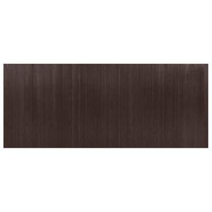 Room Divider - Bamboo Dark Brown 165x400 cm | Stylish Privacy Screen