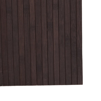 Room Divider - Bamboo Dark Brown 165x400 cm | Stylish Privacy Screen