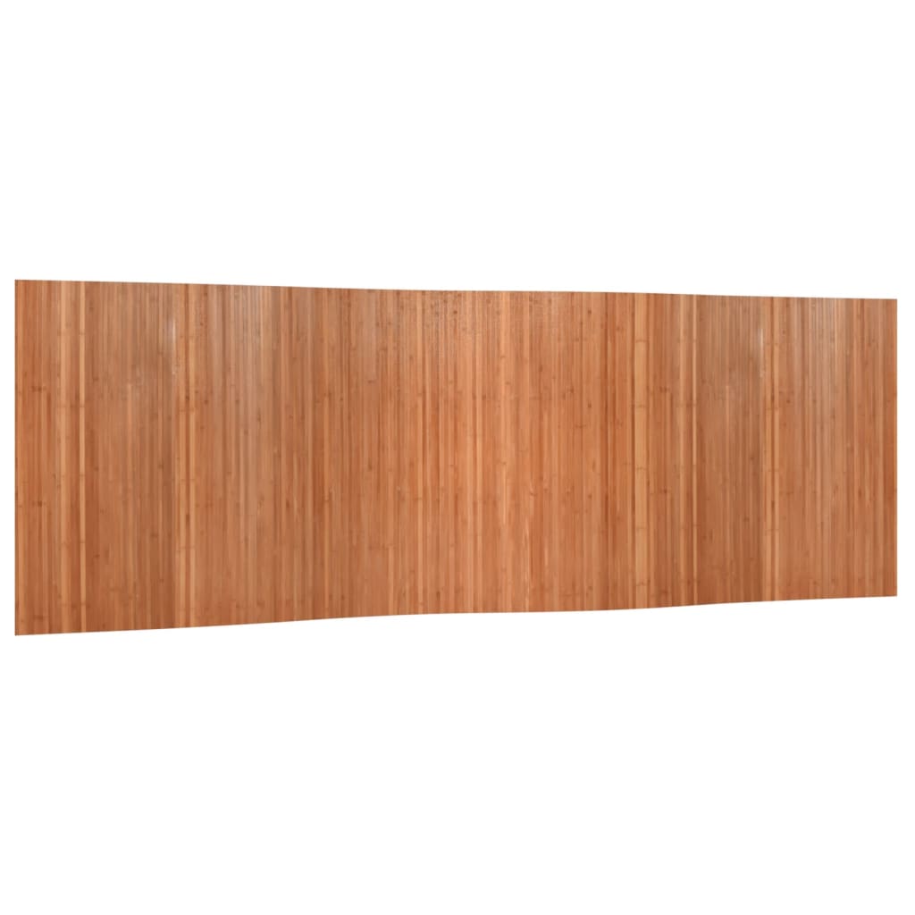 Bamboo Room Divider, Brown, 165x600 cm - Stylish Privacy Screen