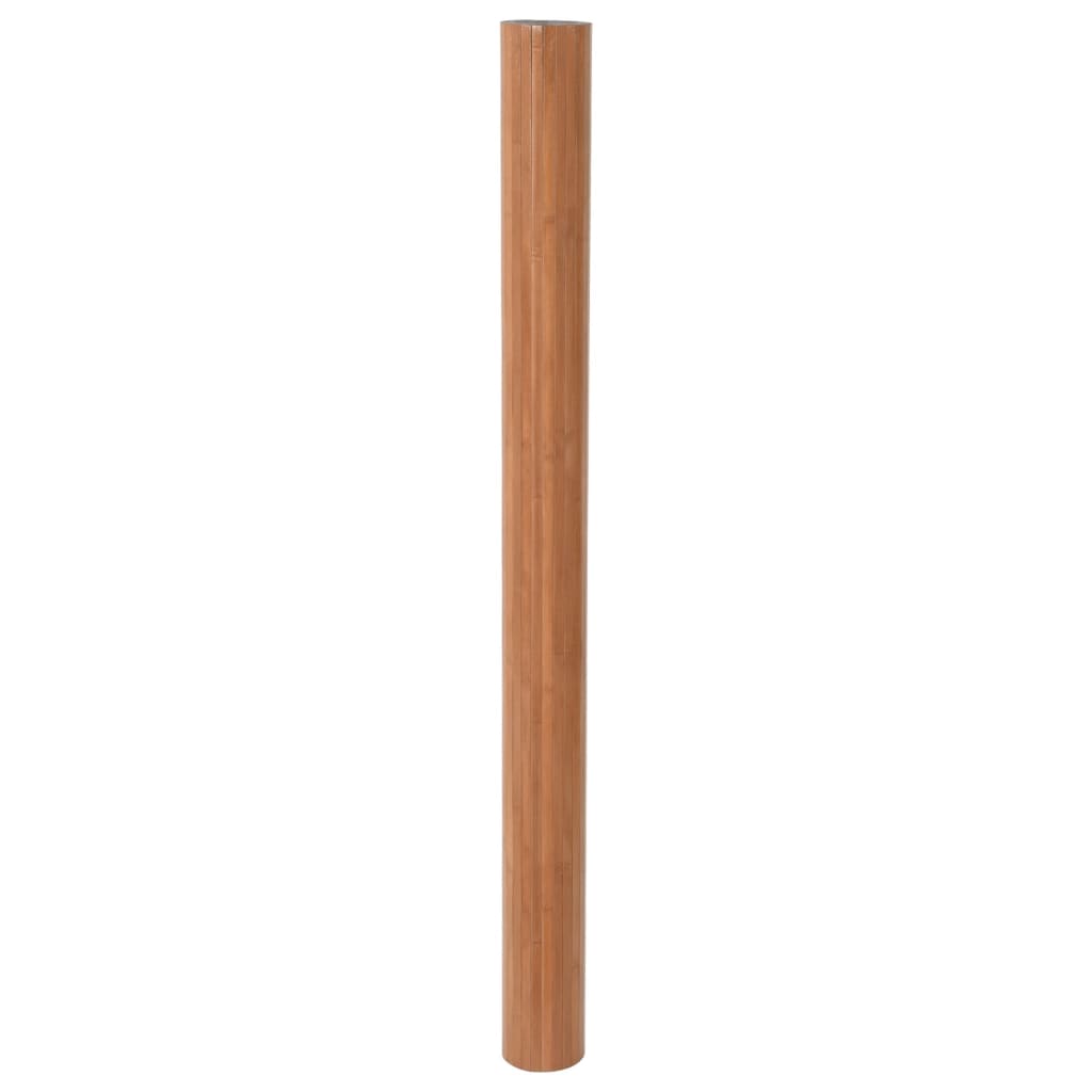 Bamboo Room Divider, Brown, 165x600 cm - Stylish Privacy Screen