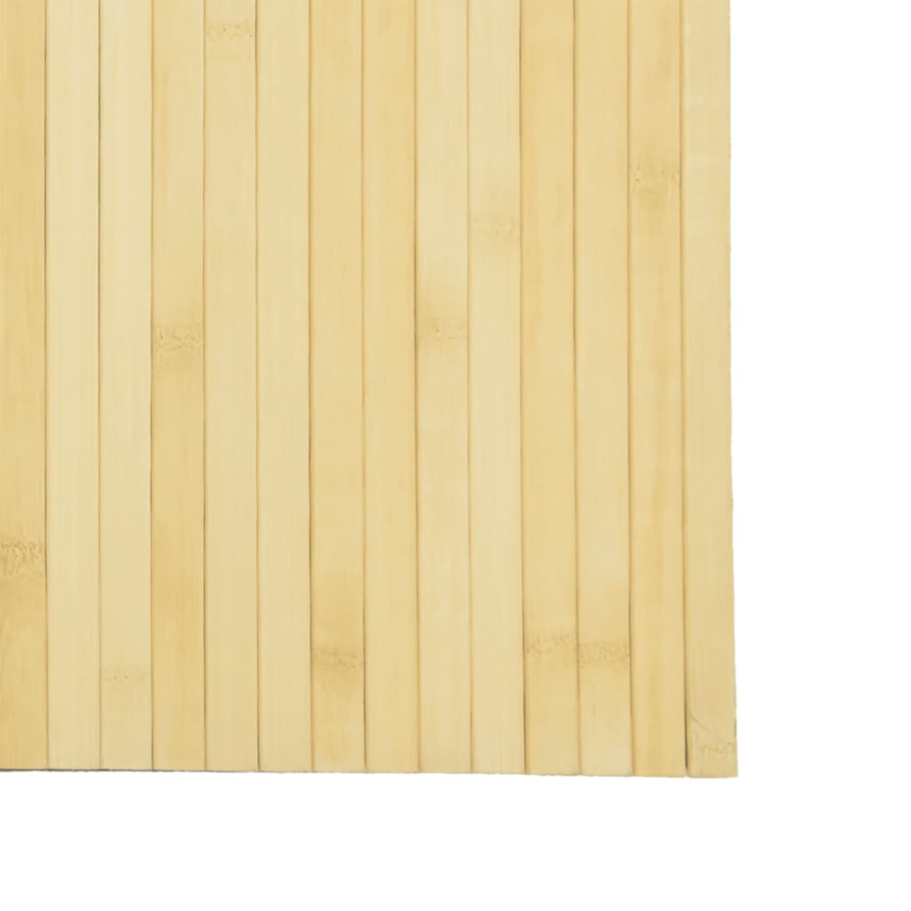 Bamboo Room Divider, Light Natural, 165x600 cm - Elegant Privacy Screen