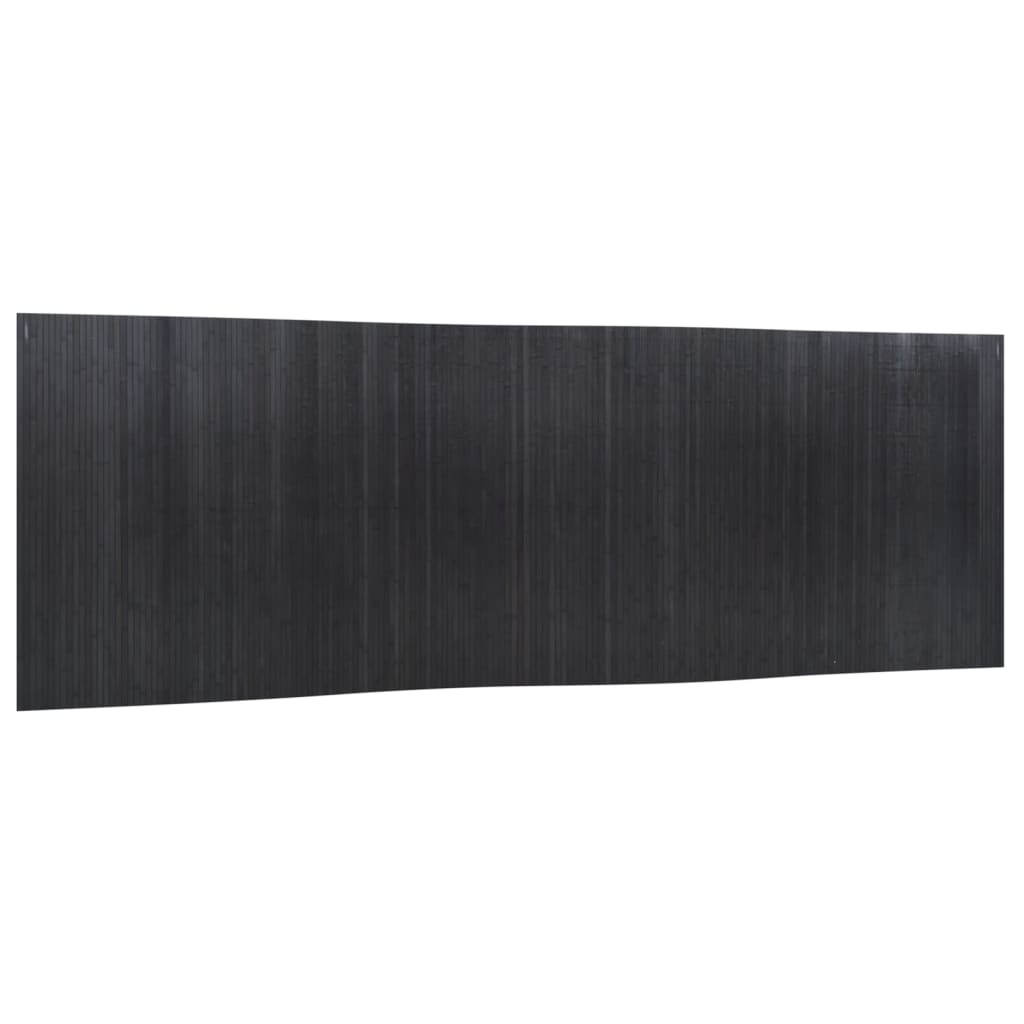 Bamboo Room Divider Grey 165x600 cm - Elegant Privacy Solution