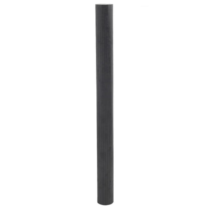 Bamboo Room Divider Grey 165x600 cm - Elegant Privacy Solution