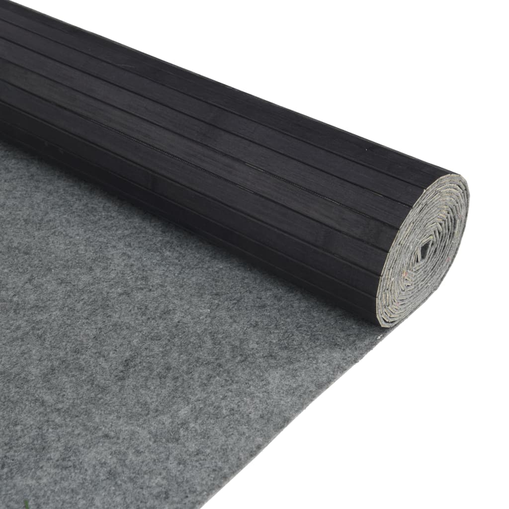 Bamboo Room Divider Grey 165x600 cm - Elegant Privacy Solution