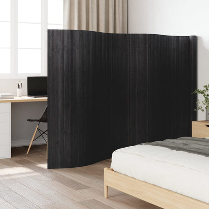 Bamboo Room Divider Grey 165x600 cm - Elegant Privacy Solution