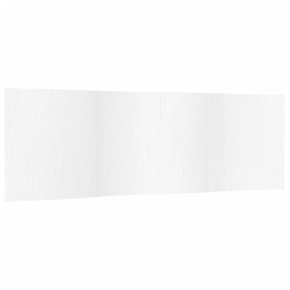 White Bamboo Room Divider 165x600 cm - Elegant & Versatile Partition
