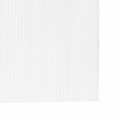 White Bamboo Room Divider 165x600 cm - Elegant & Versatile Partition