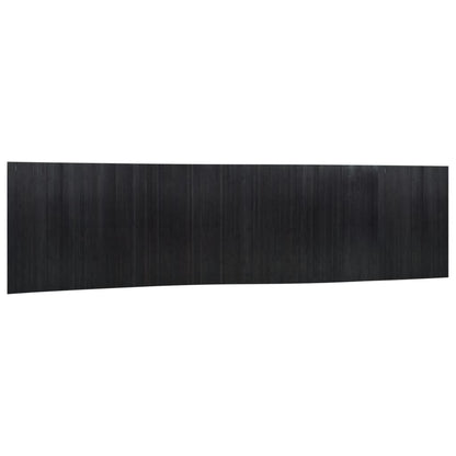 Stylish Black Bamboo Room Divider 165x800 cm