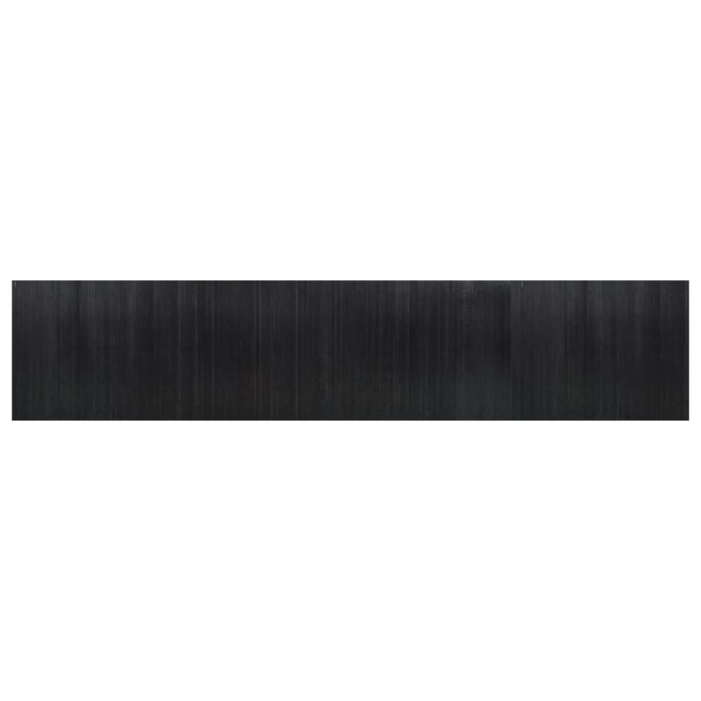 Stylish Black Bamboo Room Divider 165x800 cm