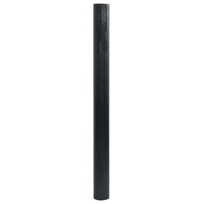 Stylish Black Bamboo Room Divider 165x800 cm