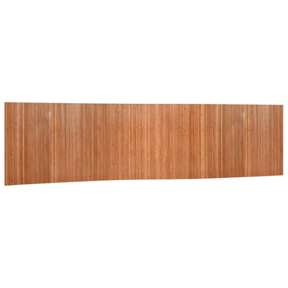 Elegant Brown Bamboo Room Divider 165x800 cm - Stylish Privacy Solution