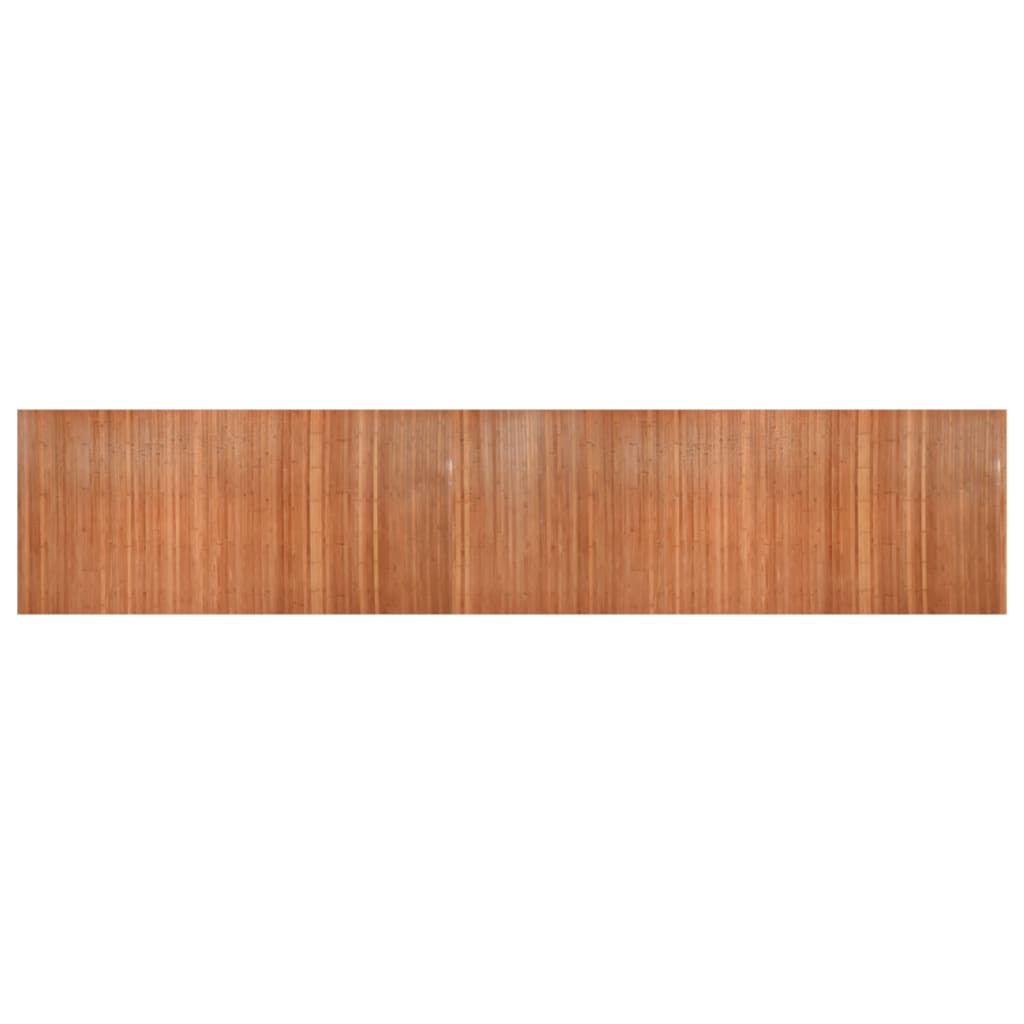 Elegant Brown Bamboo Room Divider 165x800 cm - Stylish Privacy Solution